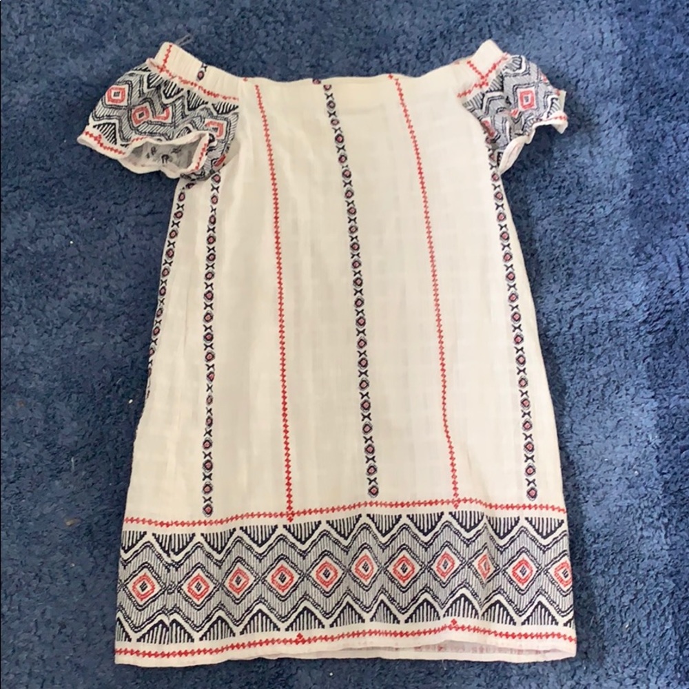 Strapless Red white and blue dress